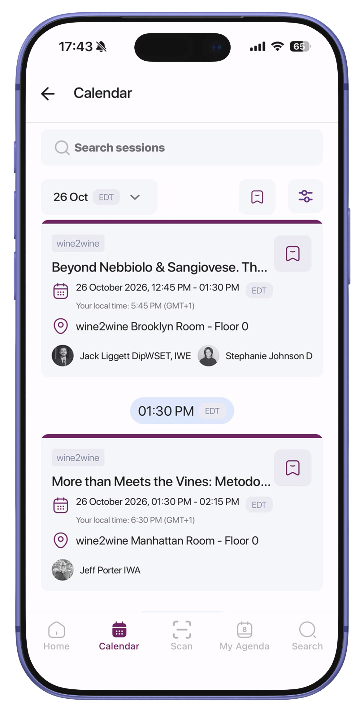 Mockup Calendario App Vinitaly.USA
