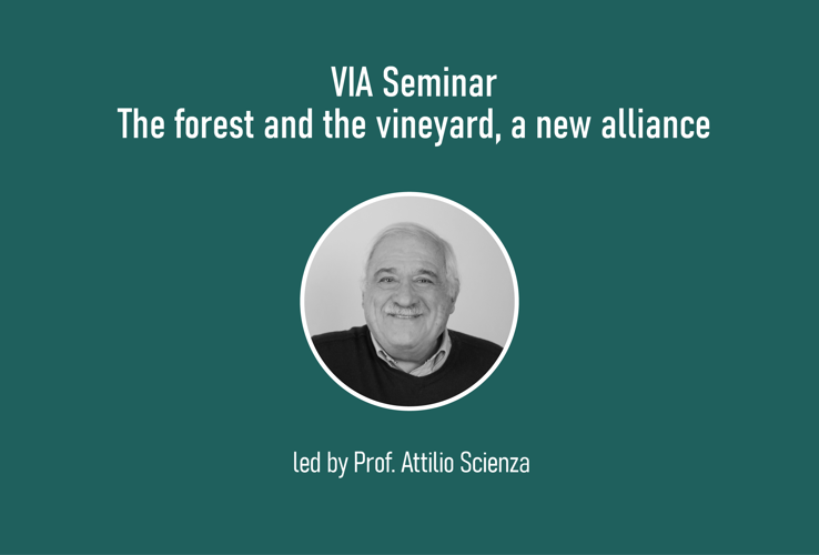VIA Seminar led by Prof. Attilio Scienza. The forest and the vineyard, a new alliance