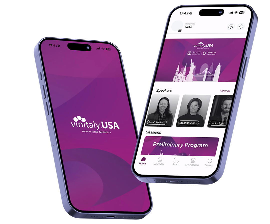 Vinitaly.USA App Mockup