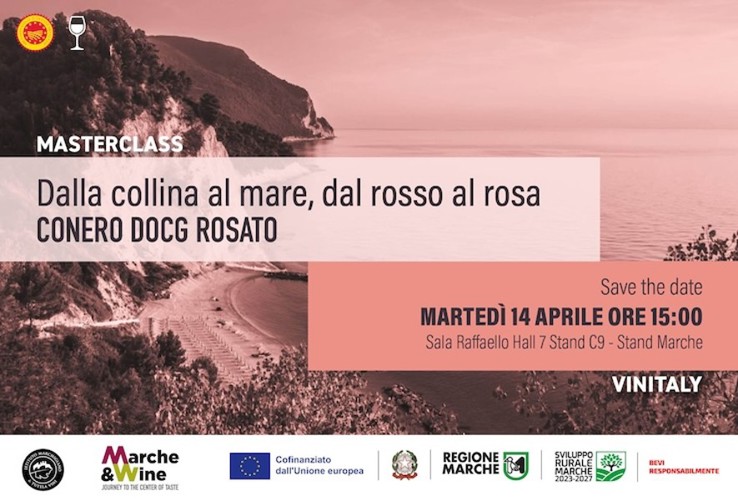 Masterclass - Dalla collina al mare, dal Rosso al Rosa: Conero DOCG Rosato