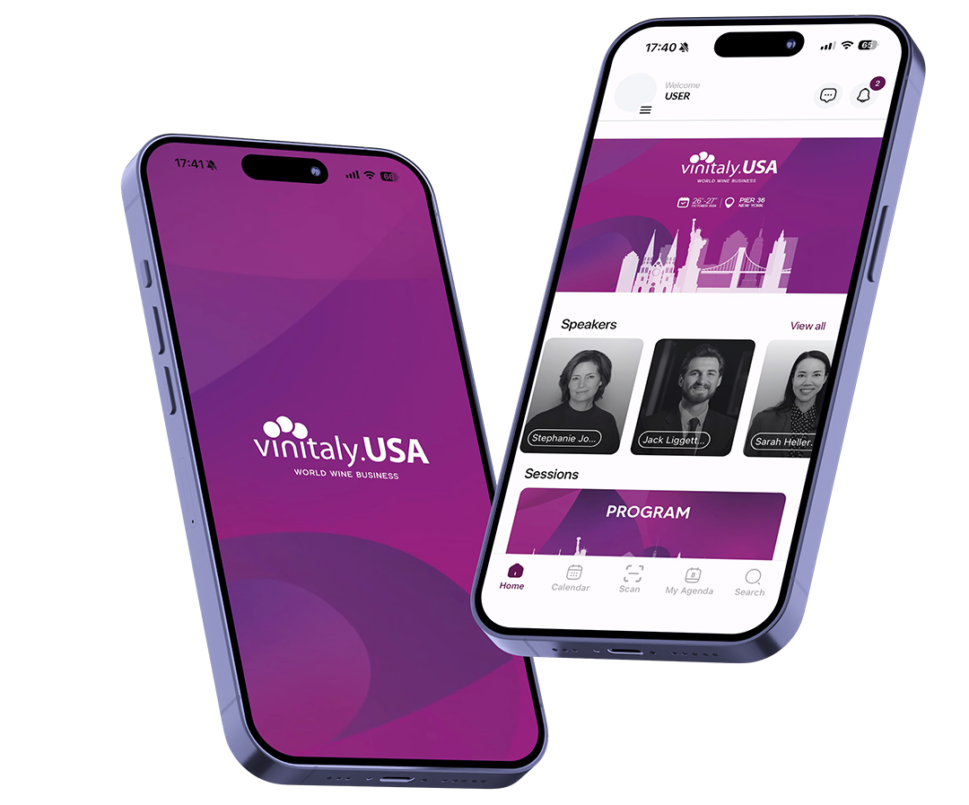 Vinitaly.USA App Mockup