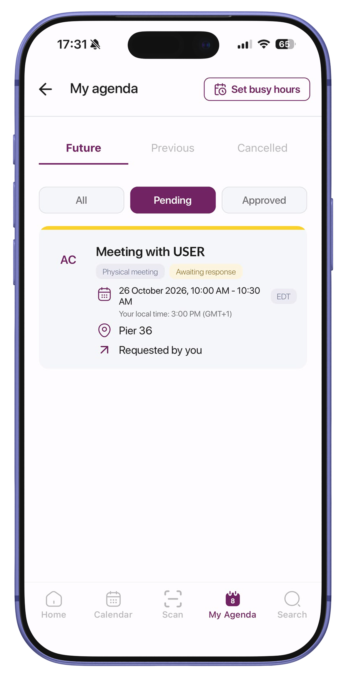 Mockup Calendario App Vinitaly.USA