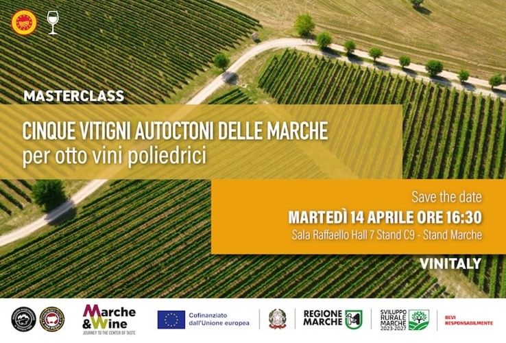 Masterclass - Five native Marche grape varieties for eight multifaceted wines