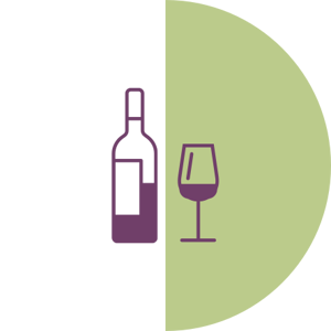Glasses, bottles, glass objects for wine bars and restaurants