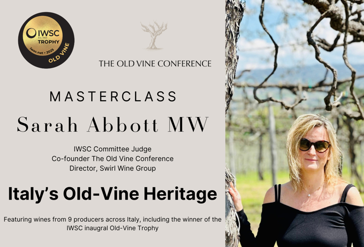 TASTING EX...PRESS: Discovering Italy’s Old Vines: A Masterclass with Sarah Abbott MW
